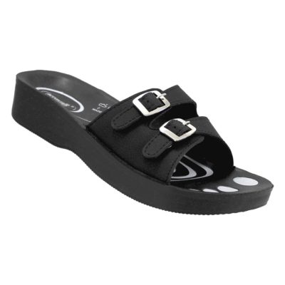 Sorte Aerowalk sandaler uden tåskiller